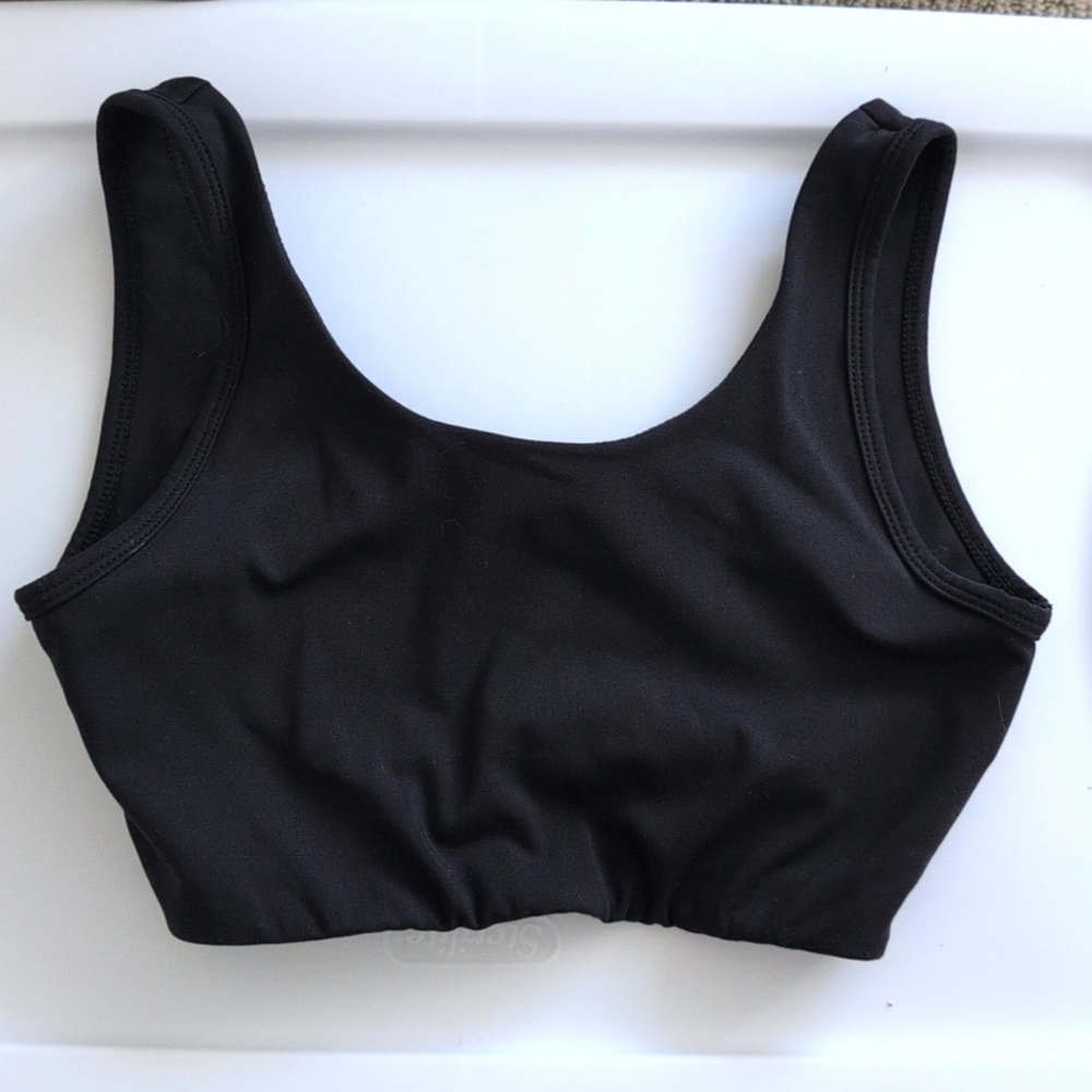 Strut this Black sports bra One size